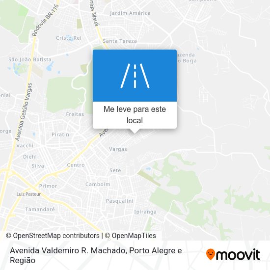 Avenida Valdemiro R. Machado mapa
