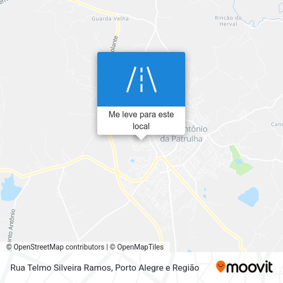 Rua Telmo Silveira Ramos mapa