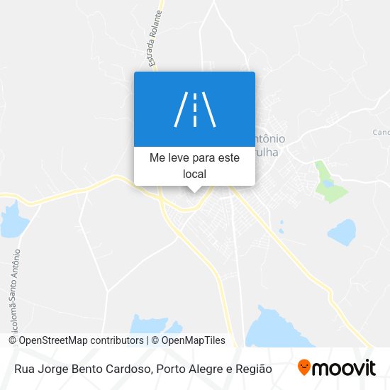 Rua Jorge Bento Cardoso mapa
