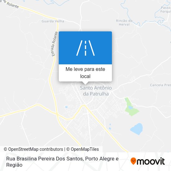 Rua Brasilina Pereira Dos Santos mapa