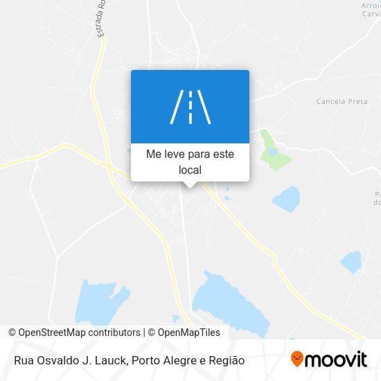 Rua Osvaldo J. Lauck mapa