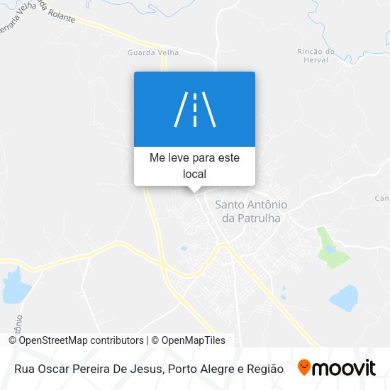 Rua Oscar Pereira De Jesus mapa