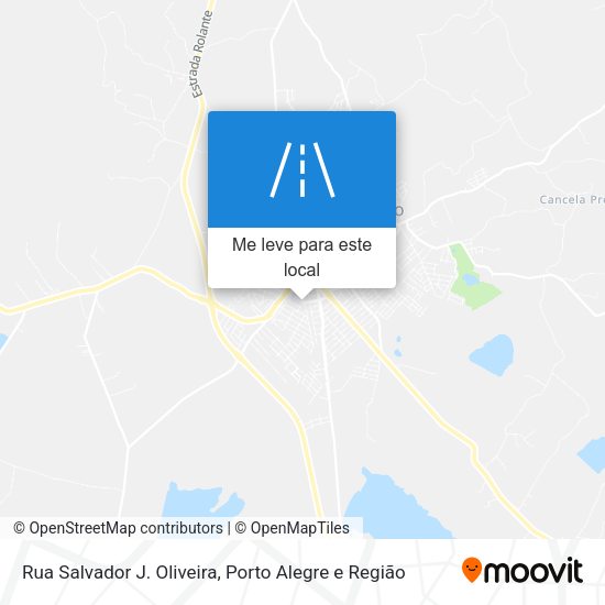Rua Salvador J. Oliveira mapa