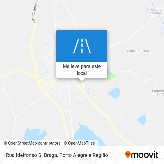 Rua Idelfonso S. Braga mapa