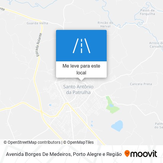 Avenida Borges De Medeiros mapa