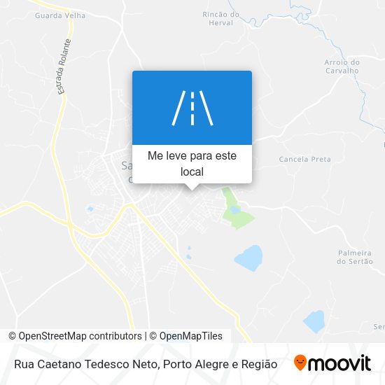 Rua Caetano Tedesco Neto mapa