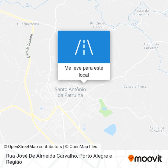 Rua José De Almeida Carvalho mapa