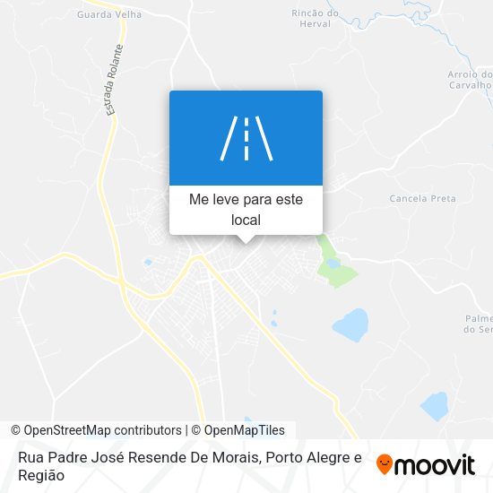 Rua Padre José Resende De Morais mapa