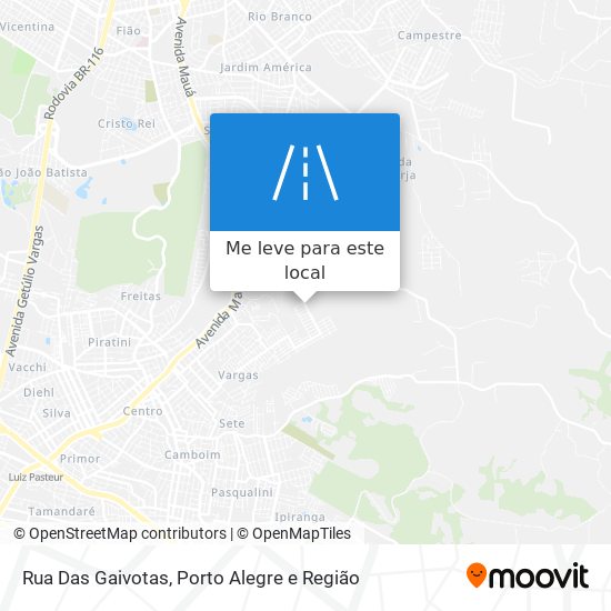 Rua Das Gaivotas mapa