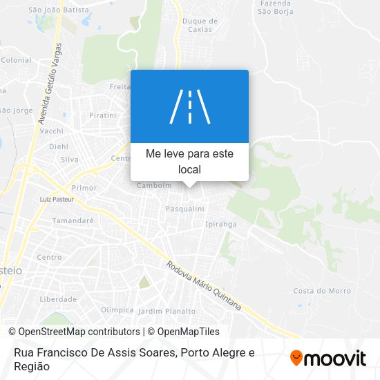 Rua Francisco De Assis Soares mapa