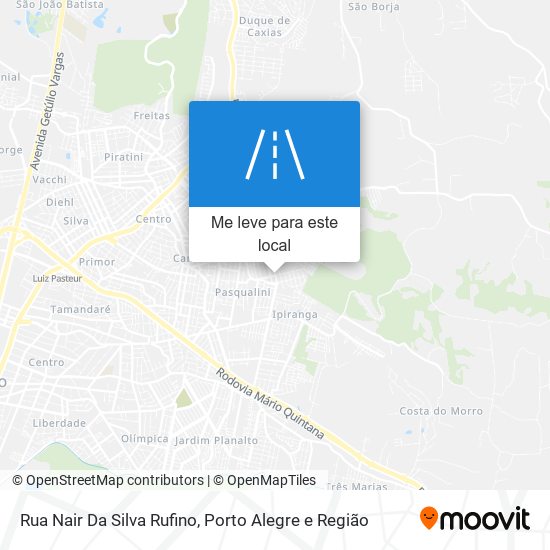 Rua Nair Da Silva Rufino mapa