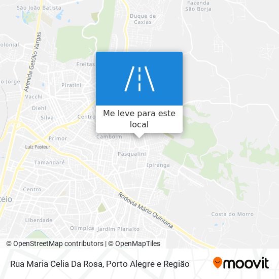 Rua Maria Celia Da Rosa mapa