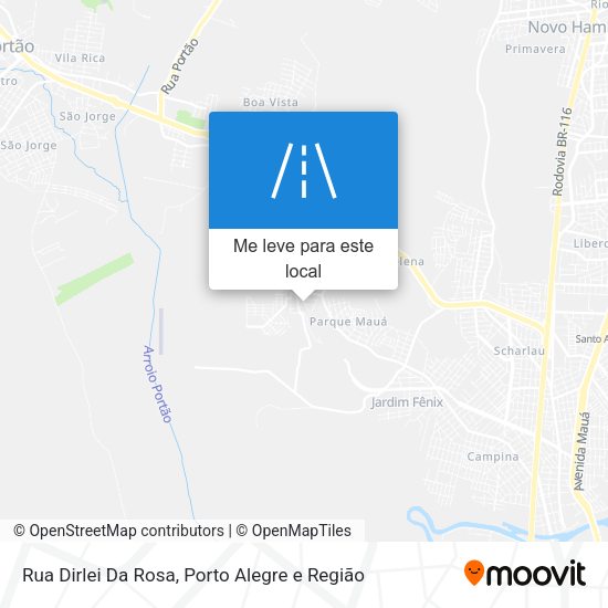 Rua Dirlei Da Rosa mapa