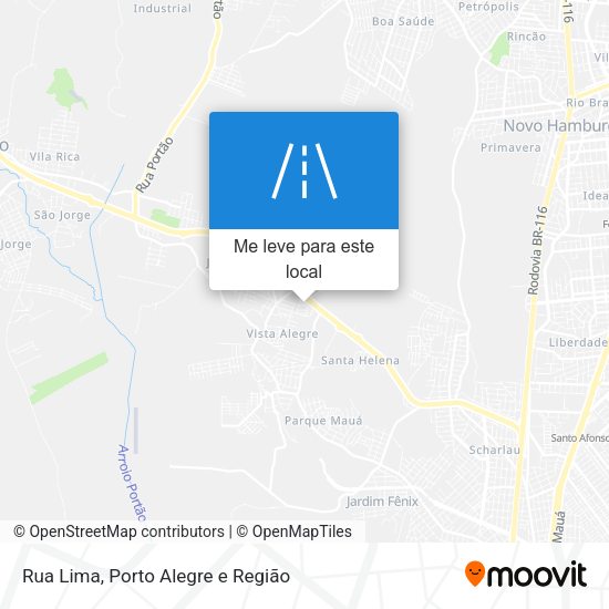 Rua Lima mapa