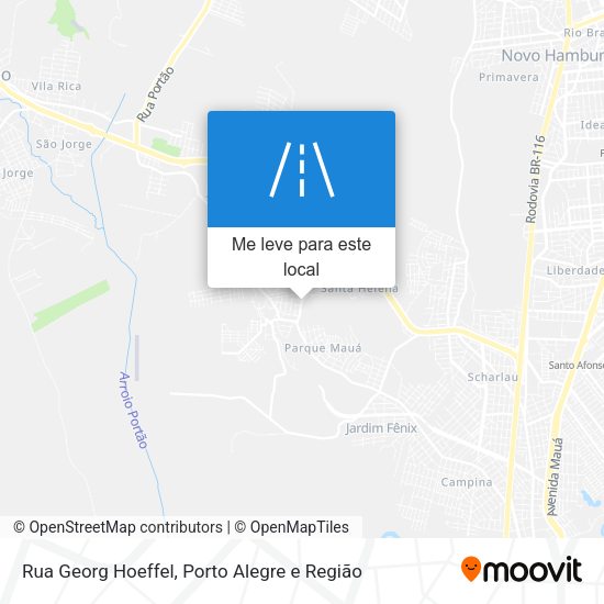 Rua Georg Hoeffel mapa