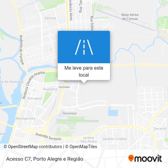 Acesso C7 mapa