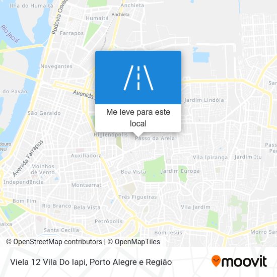 Viela 12 Vila Do Iapi mapa