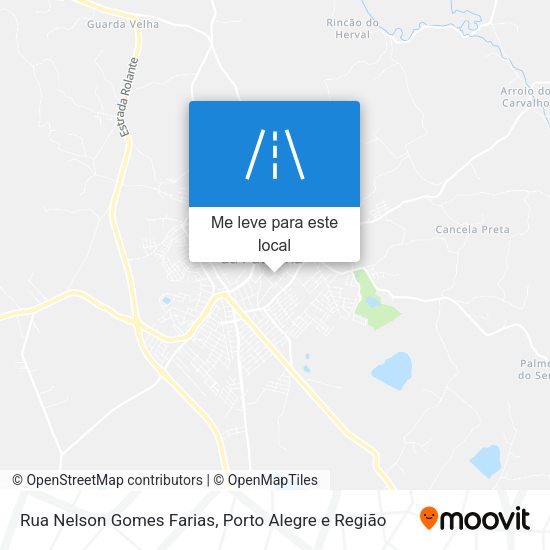 Rua Nelson Gomes Farias mapa