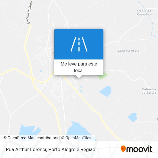 Rua Arthur Lorenci mapa