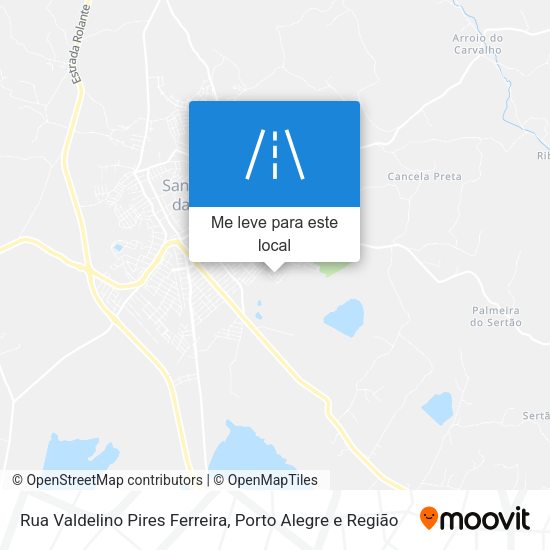 Rua Valdelino Pires Ferreira mapa