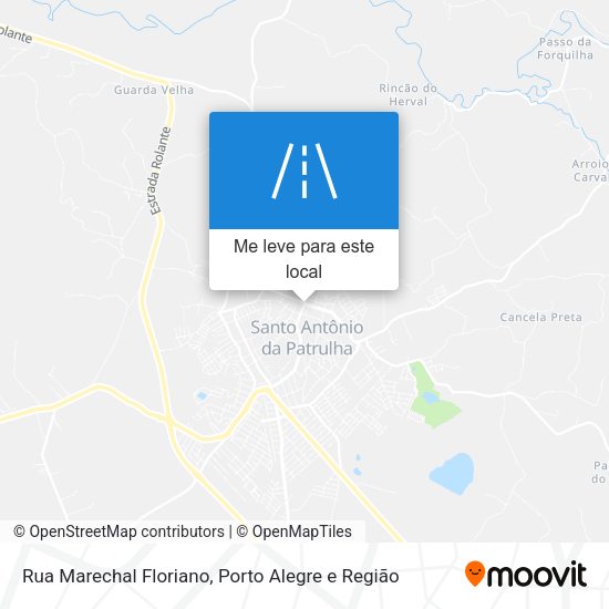 Rua Marechal Floriano mapa