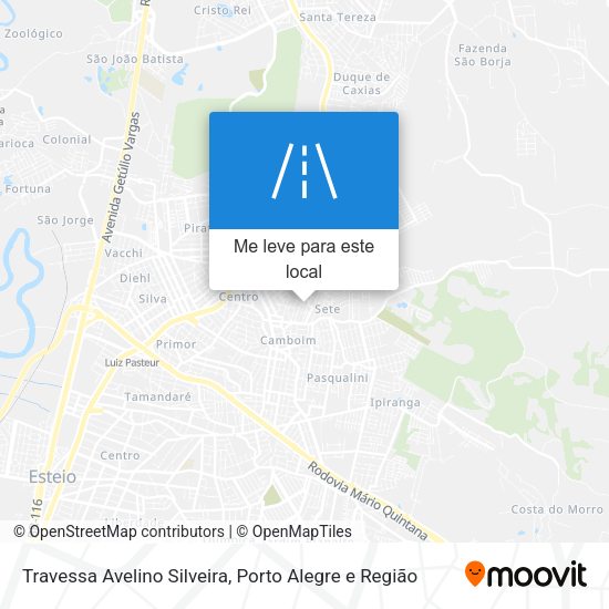 Travessa Avelino Silveira mapa