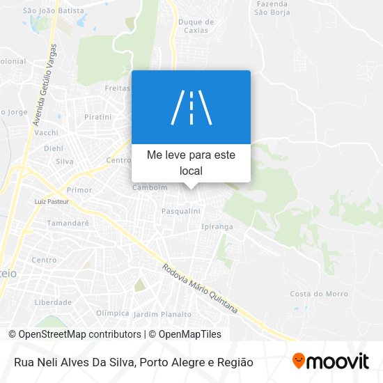 Rua Neli Alves Da Silva mapa