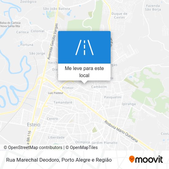Rua Marechal Deodoro mapa