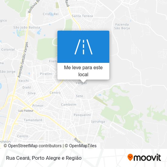 Rua Ceará mapa