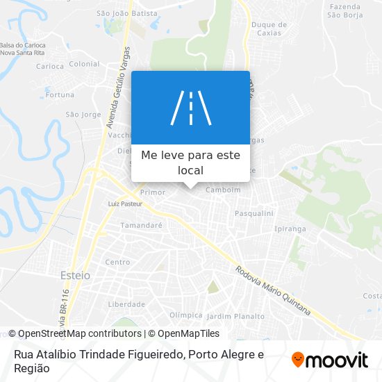 Rua Atalíbio Trindade Figueiredo mapa