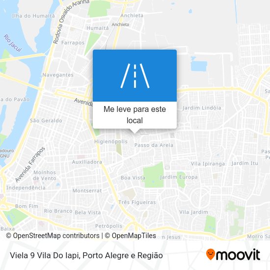 Viela 9 Vila Do Iapi mapa