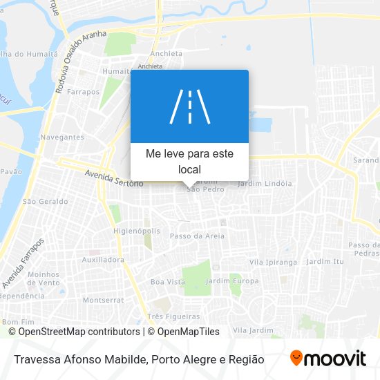Travessa Afonso Mabilde mapa