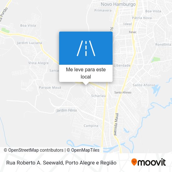 Rua Roberto A. Seewald mapa