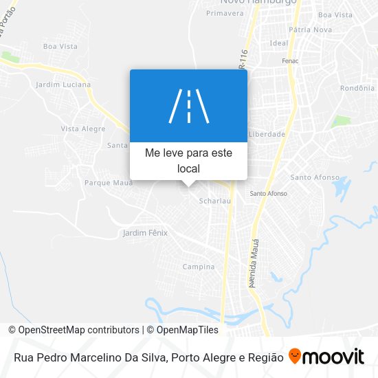 Rua Pedro Marcelino Da Silva mapa