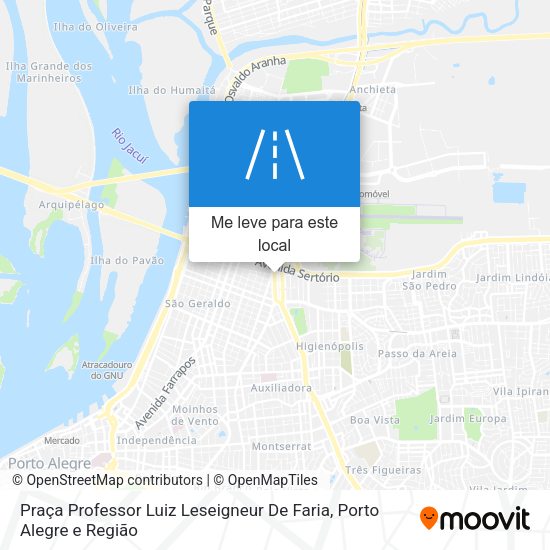 Praça Professor Luiz Leseigneur De Faria mapa