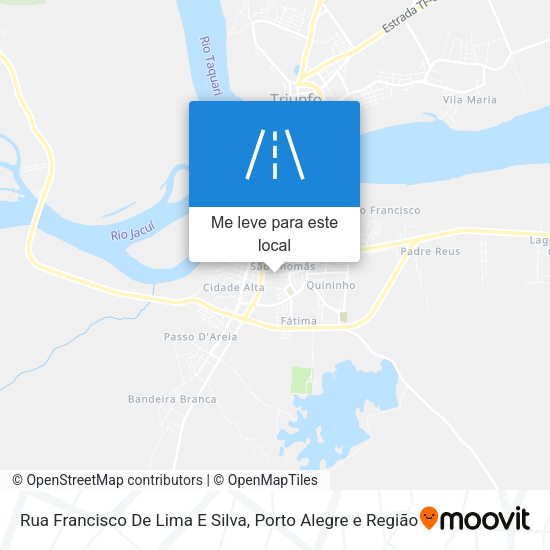 Rua Francisco De Lima E Silva mapa