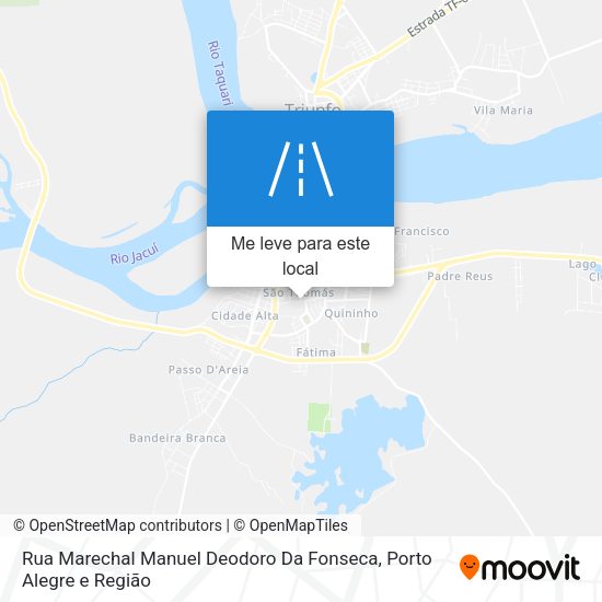 Rua Marechal Manuel Deodoro Da Fonseca mapa