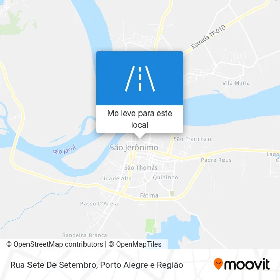 Rua Sete De Setembro mapa