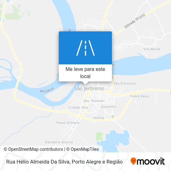Rua Hélio Almeida Da Silva mapa