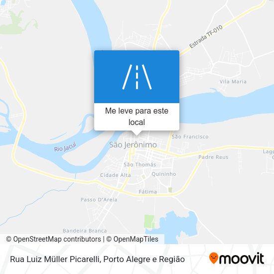 Rua Luiz Müller Picarelli mapa