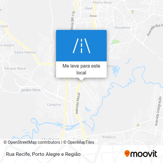 Rua Recife mapa