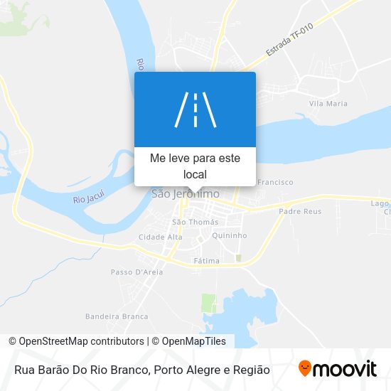 Rua Barão Do Rio Branco mapa