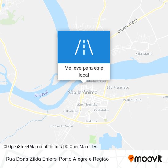 Rua Dona Zilda Ehlers mapa