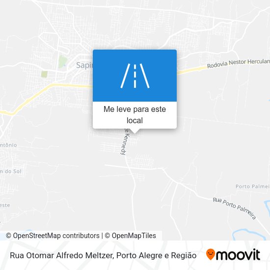 Rua Otomar Alfredo Meltzer mapa