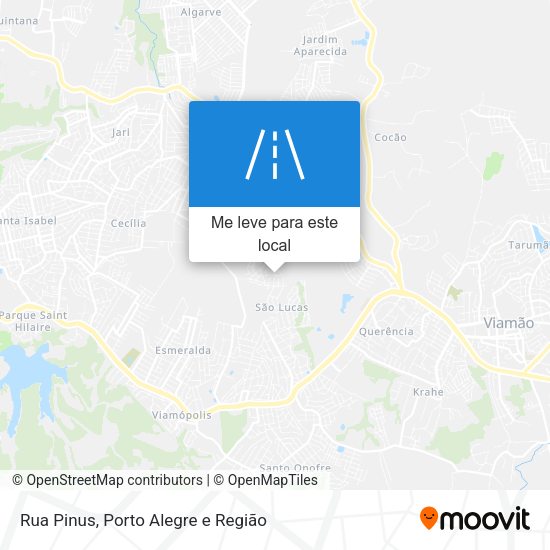 Rua Pinus mapa