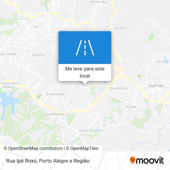 Rua Ipê Roxo mapa