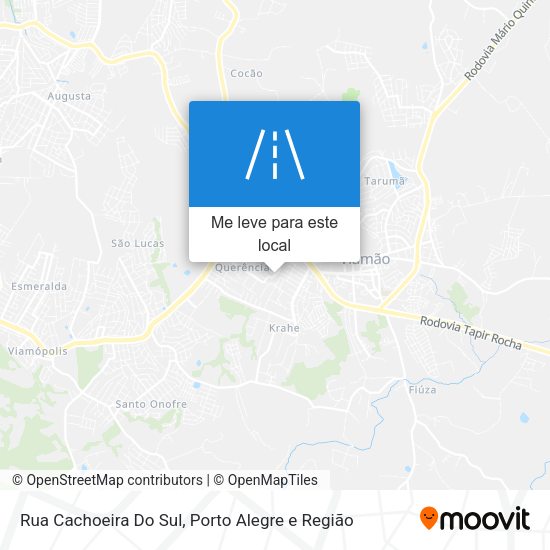 Rua Cachoeira Do Sul mapa