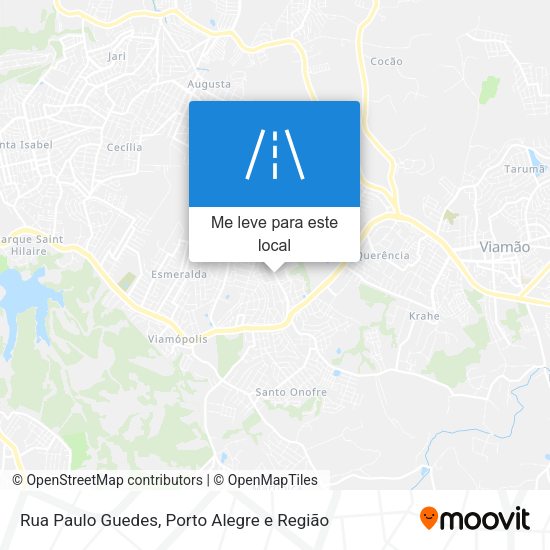 Rua Paulo Guedes mapa