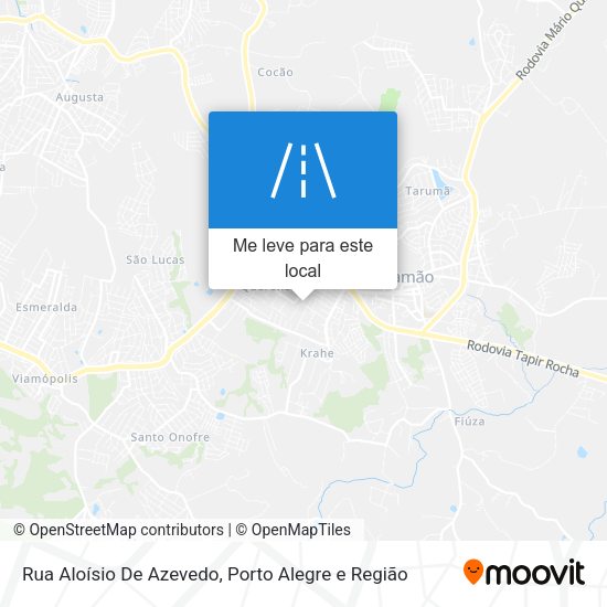 Rua Aloísio De Azevedo mapa