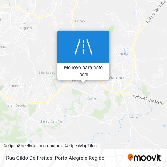 Rua Gildo De Freitas mapa